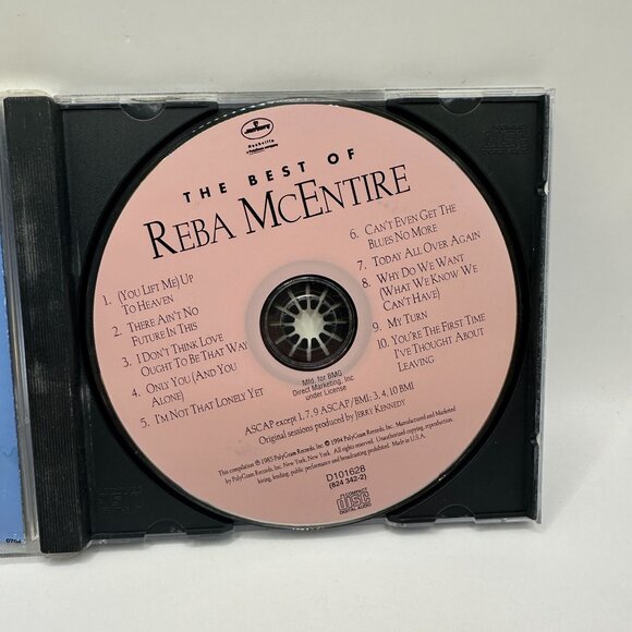 The Best of Reba McEntire CD Album 1986 PolyGram Records Country Greatest Hits - Picture 5 of 5